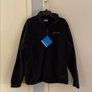 BRAND NEW Columbia Full Zip Men’s Fleece Black